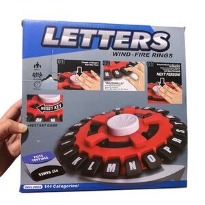 Brand New Letters Wheel Board Game Family Party Game Night Letter Word Game New
